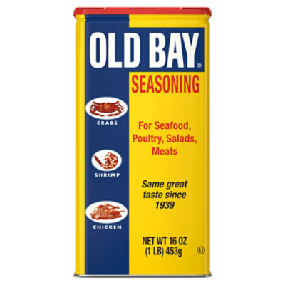 Old Bay Seafood, Poultry, Salads, Meats Seasoning, 16 oz