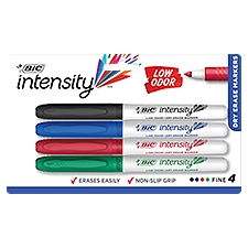 BIC Intensity Fine Dry Erase Markers, 4 count, 4 Each