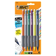BIC Xtra Comfort 0.7 mm #2 Mechanical Pencils, 6 count