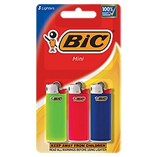 BIC Mini Lighters, 3 count