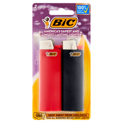BIC Classic Lighters, 2 count