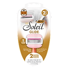 BIC Soleil Balance Razors with Gel Bars, 2 count