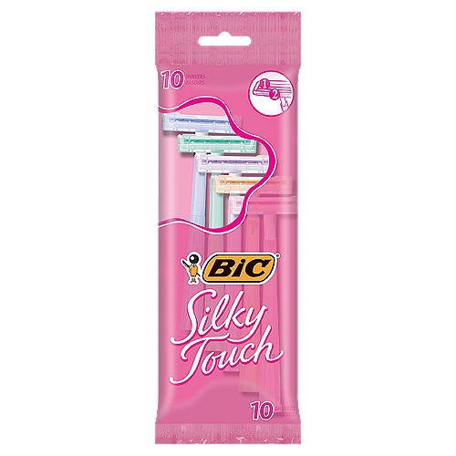 BIC Silky Touch Shavers, 10 count