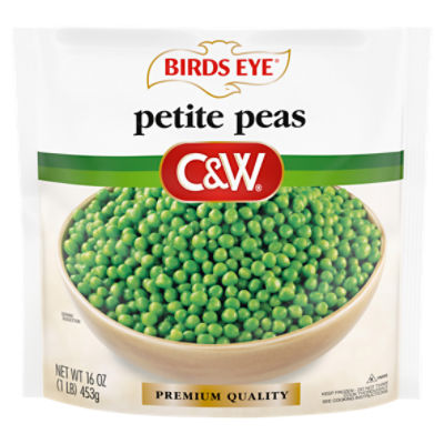 Birds Eye C&W Petite Peas, 16 oz, 16 Ounce