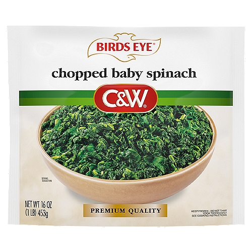 Birds Eye Baby Spinach - Chopped, 16 oz