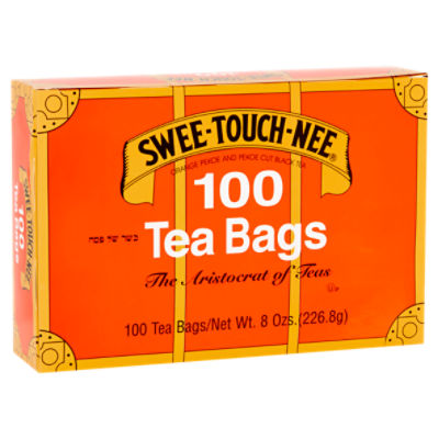 Swee-Touch-Nee Orange Pekoe and Pekoe Cut Black Tea, 100 count, 8 oz