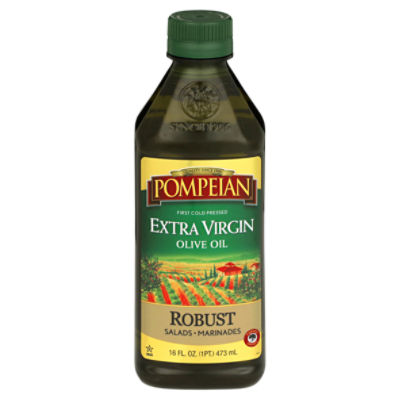 Pompeian Robust Imported Extra Virgin Olive Oil, 16 fl oz