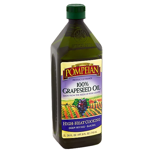 Pompeian 100% Grapeseed Oil, 24 fl oz