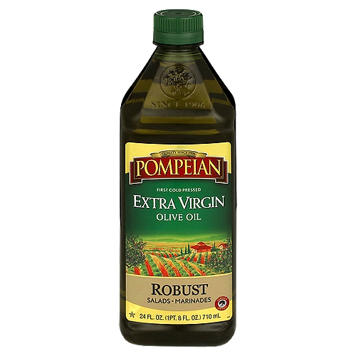 Pompeian Robust Extra Virgin Olive Oil, 24 fl oz