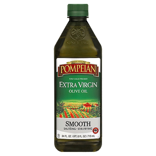 Pompeian Smooth Extra Virgin Olive Oil, 24 fl oz