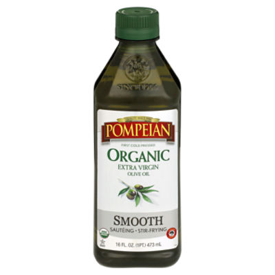 Pompeian Organic Extra Virgin Olive Oil, 16 fl oz