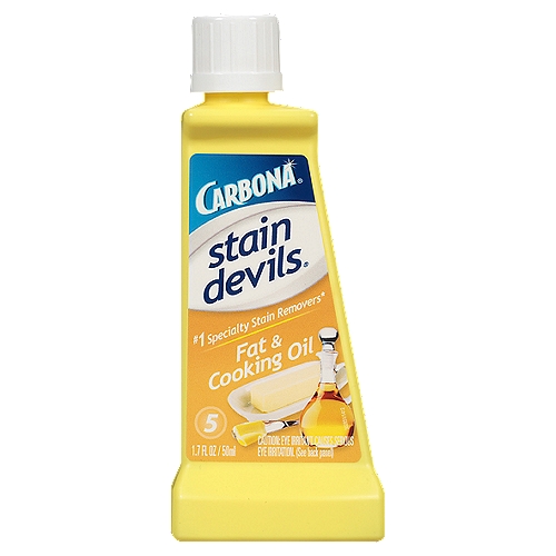 Carbona Stain Devils Fat & Cooking Oil Stain Remover, 1.7 fl oznSpot remover for washable & dry clean only fabricsnn#1 specialty stain removers*n*Based on unit sales
