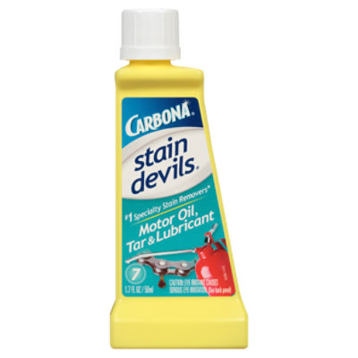 Carbona Stain Devils 7 Motor Oil, Tar & Lubricant Stain Removers, 1.7