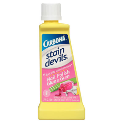 Carbona Stain Devils Nail Polish, Glue & Gum Stain Remover, 1.7 fl oz, 1.7 Fluid ounce