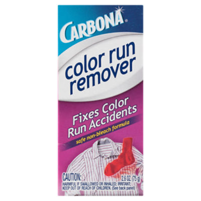 Color Run Remover ~ Carbona ~ Removes Unwanted Dye Stains ~ 2 pack