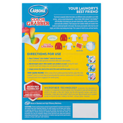 Carbona Color Grabber Dye-Grabbing Sheet, 30 count Image 2 of 6