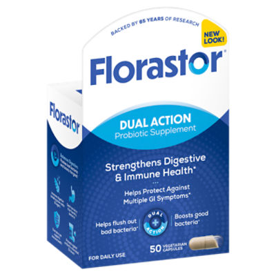 Florastor Daily Probiotic Supplement for Men and Women (250 mg; 50