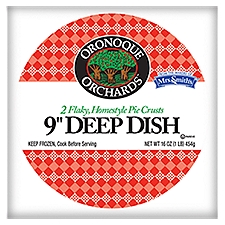 Mrs. Smith's Oronoque Orchards 9" Deep Dish Flaky, Homestyle Pie Crusts, 2 count, 16 oz