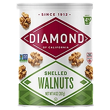 Diamond of California Shelled, Walnuts, 16 Ounce