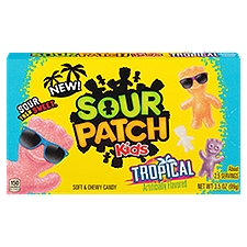 Sour Patch Kids Tropical Soft & Chewy Candy, 3.5 oz