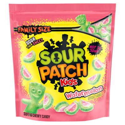 SOUR PATCH KIDS Lemon Soft & Chewy Candy, Just Yellow (5 LB Party Size Bag)