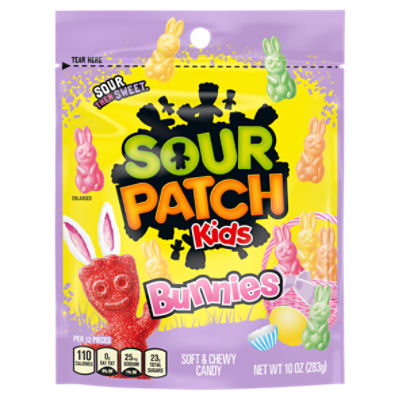 SOUR PATCH KIDS Bunnies Soft & Chewy Easter Candy, 10 oz - ShopRite