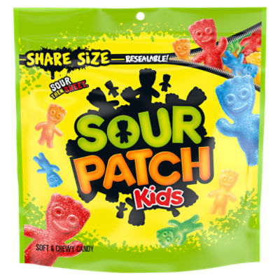 SOUR PATCH KIDS Original Soft & Chewy Candy, Share Size, 12 oz