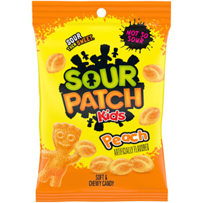 SOUR PATCH KIDS Peach Soft and Chewy Candy, 8.07 oz