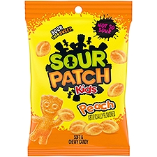 SOUR PATCH KIDS Peach Soft and Chewy Candy, 8.07 oz, 8.07 Ounce