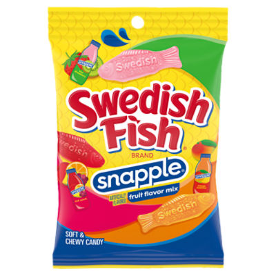 SWEDISH FISH Snapple Soft & Chewy Candy, 8.04 oz