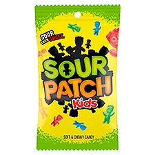 SOUR PATCH KIDS Original Soft & Chewy Candy, 8 oz, 8 Ounce