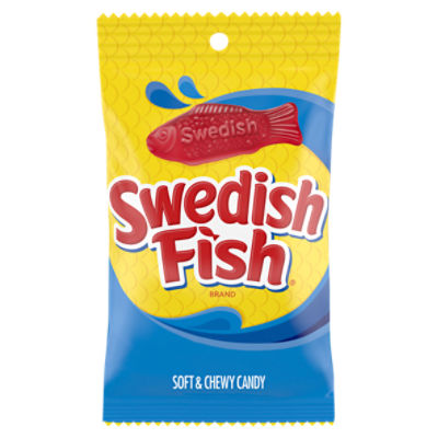 SWEDISH FISH Soft & Chewy Candy Bag, 8 Ounce