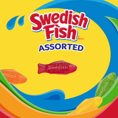 Swedish Fish Mini Tropical Candy Theatre Pack - 3.5oz