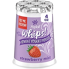 Yoplait Whips! Strawberry Mist Lowfat Yogurt Mousse, 4 oz, 4 Ounce