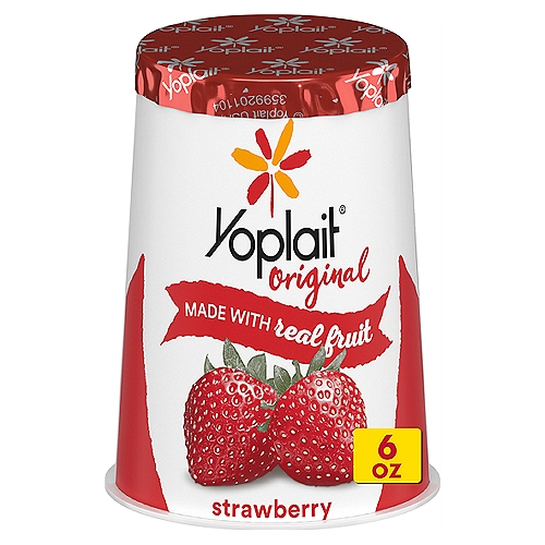 Yoplait Original Strawberry Low Fat Yogurt, 6 oz