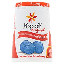 Yoplait Original Mountain Blueberry Low Fat Yogurt, 6 oz