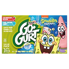 Yoplait Go-Gurt SpongeBob SquarePants Low Fat Yogurt, 2 Ounce