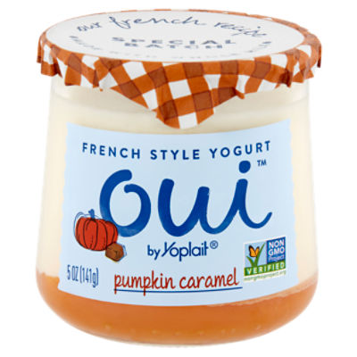 Oui by Yoplait Pumpkin Caramel French Style Yogurt, 5 oz