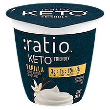 :ratio Vanilla Flavored Dairy Snack, 5.3 oz, 5.3 Ounce