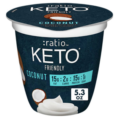 :ratio Keto Friendly Coconut Dairy Snack, 5.3 oz