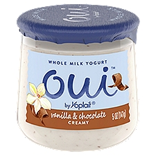 Yoplait oui Creamy Vanilla & Chocolate Whole Milk Yogurt, 5 oz