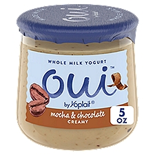 Oui by Yoplait Mocha & Chocolate Creamy Whole Milk Yogurt, 5 oz