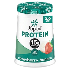 Yoplait Protein Strawberry Banana Dairy Snack, 5.6 oz, 5.6 Ounce