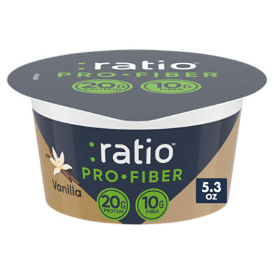 :ratio Pro-Fiber Vanilla Yogurt Cultured Dairy Snack, 5.3 oz