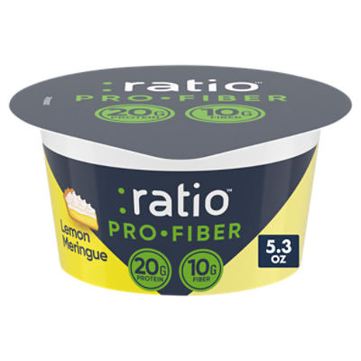 :ratio Pro-Fiber Lemon Meringue Yogurt Cultured Dairy Snack, 5.3 oz
