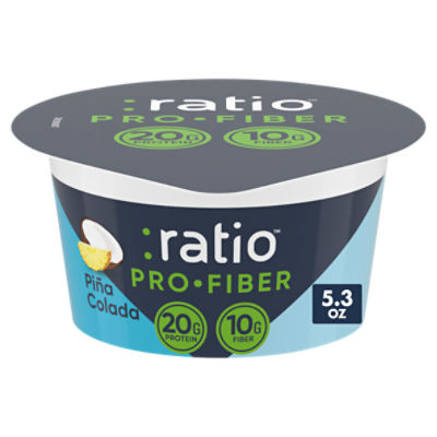:ratio Pro-Fiber Piña Colada Yogurt Cultured Dairy Snack, 5.3 oz