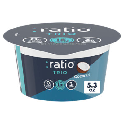 :ratio Trio Coconut Yogurt-Cultured Dairy Snack, 5.3 oz