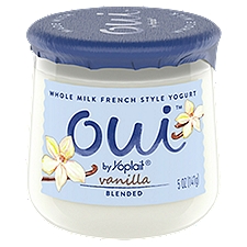 Oui Vanilla French Style, Yogurt, 5 Ounce