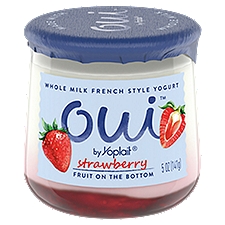 Oui by Yoplait Strawberry Fruit on the Bottom Whole Milk French Style Yogurt, 5 oz