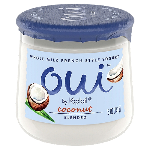 Yoplait Oui Coconut French Style Yogurt, 5 oz